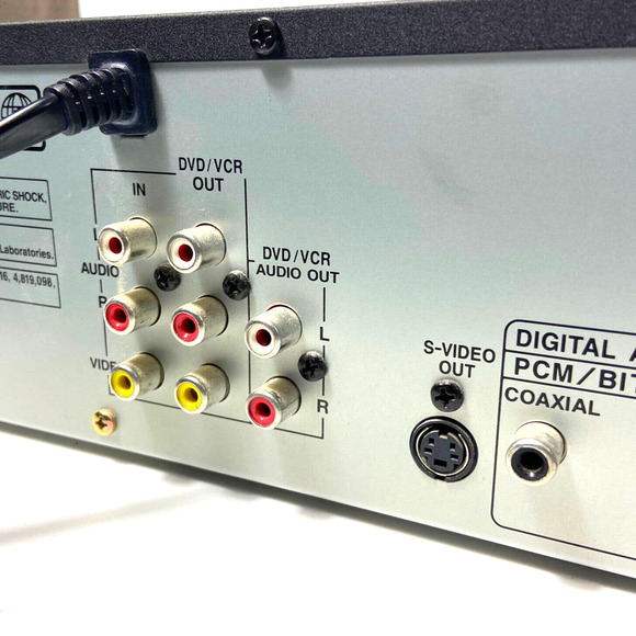 Symphonic DVD VCR Combo Hi-Fi Stereo VCR DVHS Player Model WF802 Videocassette - Picture 7 of 9